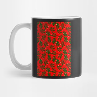 mistletoe on red Mug